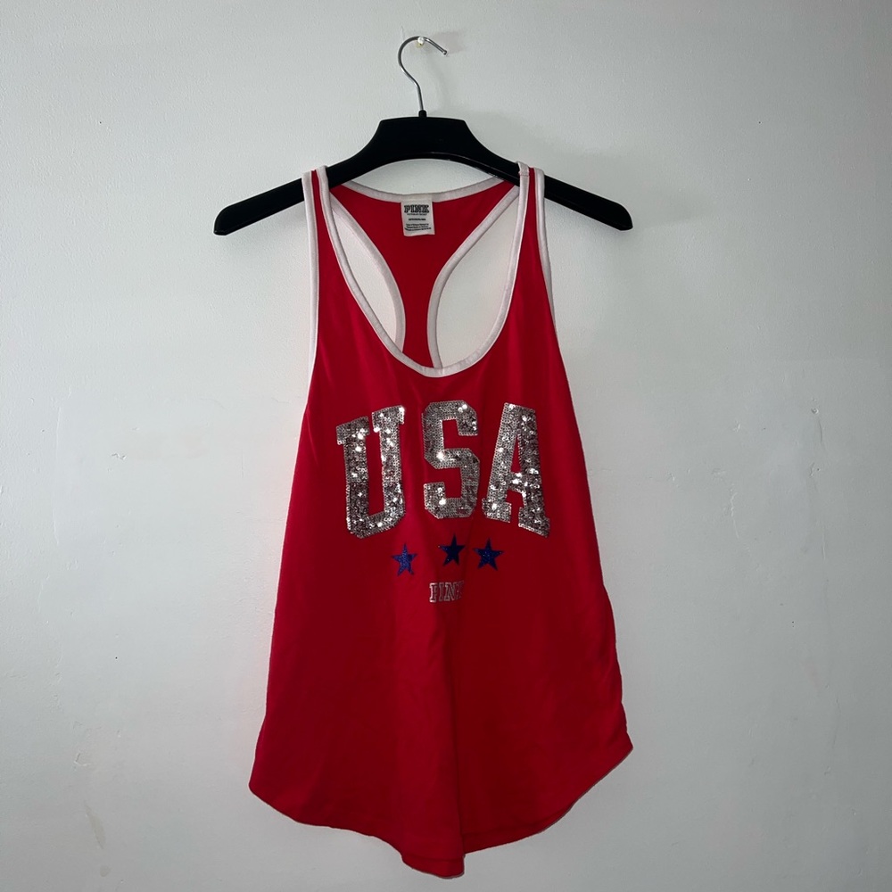 Pink brand, USA tank top, Size small, Great condition